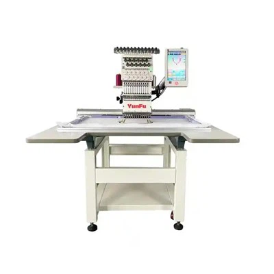 Populārākā 500 * 800 mm lielas vienas galvas izšūšanas mašīna